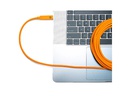 Tether Tools Kabel USB-C auf USB-C rechter Winkel orange