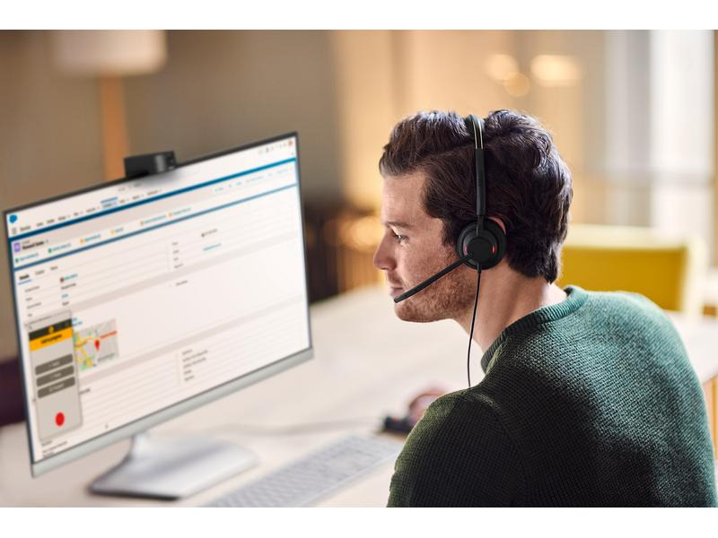 Jabra Headset Engage 50 II MS Duo USB-C, mit Inline Link