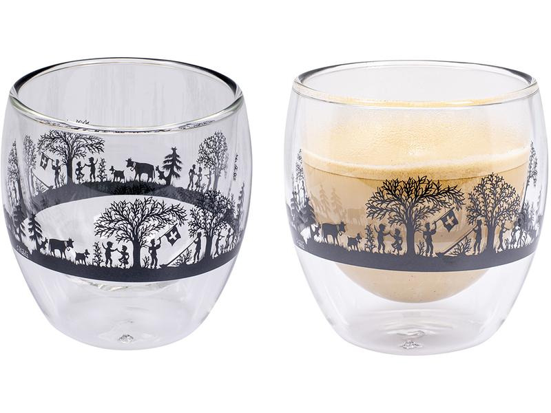 Kadastar Cappuccino Becher Bergchilbi 250 ml, 2 Stück