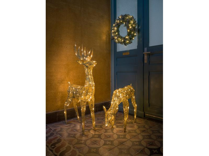 STT LED-Figur Rentier Freya, 78 cm, Gold