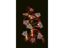 STT LED-Lichterkette Clips Christmas Trees, 25 LEDs, 1.8 m, Rot