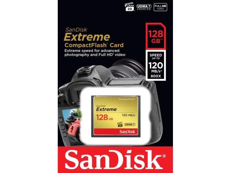 SanDisk CF-Karte Extreme 128 GB