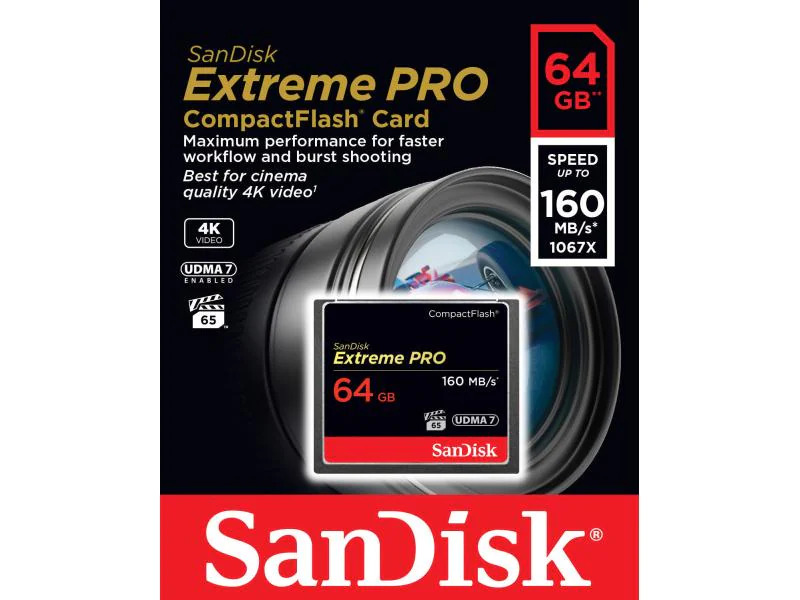 SanDisk CF-Karte Extreme Pro 64 GB