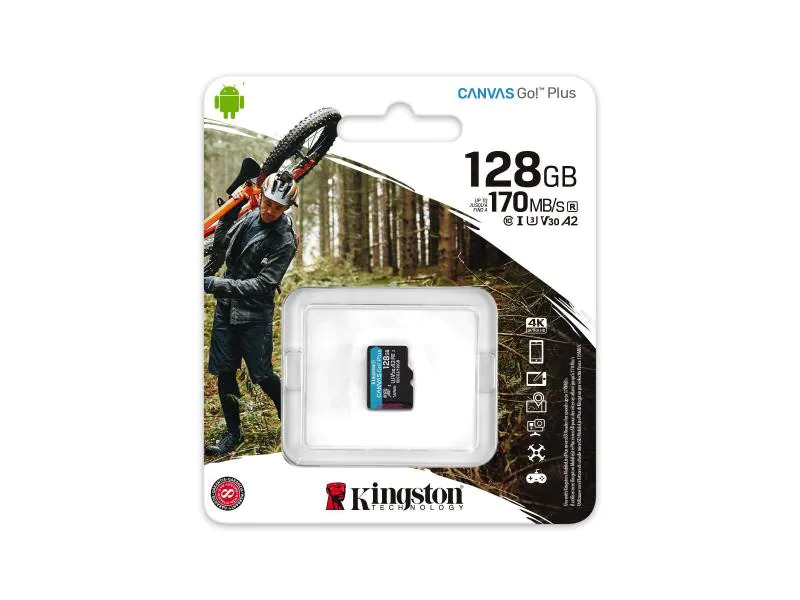 Kingston microSDXC-Karte Canvas Go! Plus 128 GB