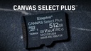 Kingston microSDXC-Karte Canvas Select Plus 64 GB