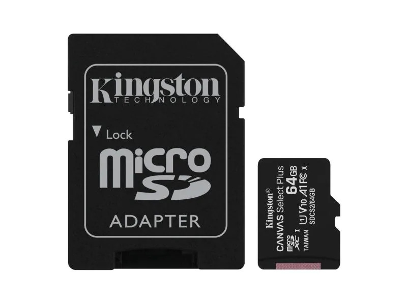 Kingston microSDXC-Karte Canvas Select Plus 64 GB