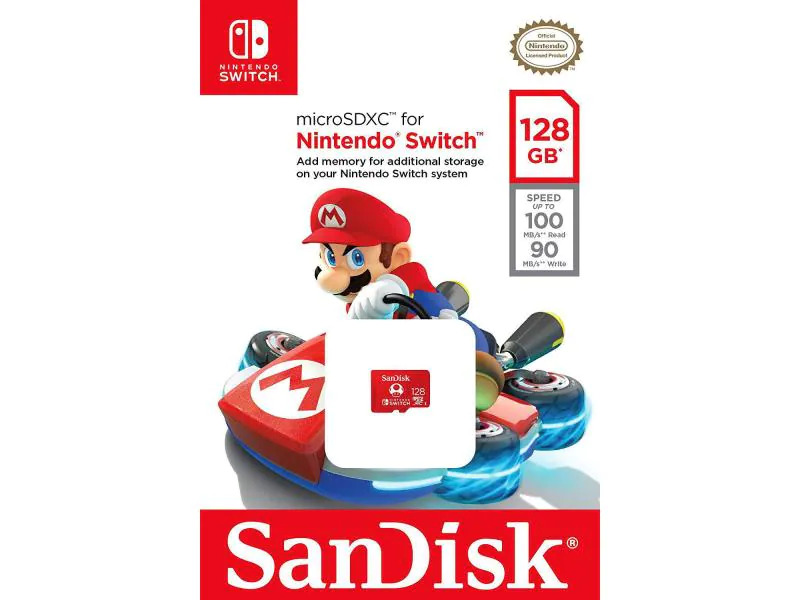 SanDisk microSDXC-Karte Nintendo Switch U3 128 GB
