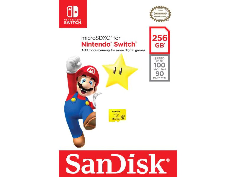 SanDisk microSDXC-Karte Nintendo Switch U3 256 GB
