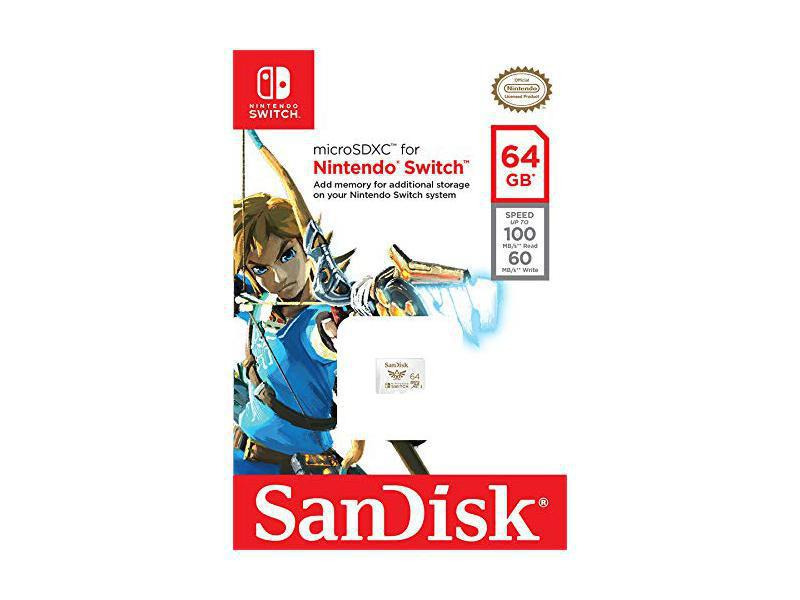 SanDisk microSDXC-Karte Nintendo Switch U3 64 GB