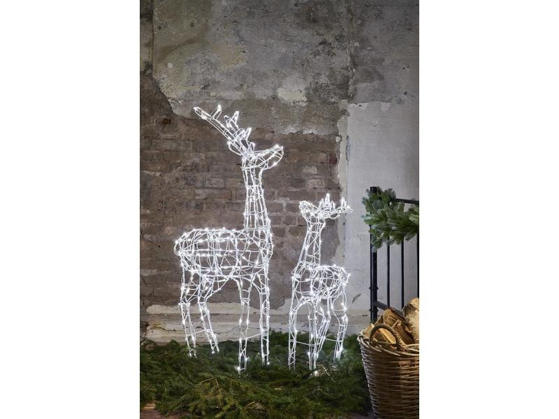 Star Trading LED-Figur Silhouette Pegasus, 95 cm, Weiss