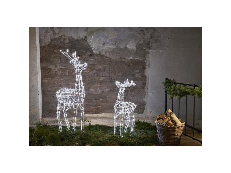 Star Trading LED-Figur Silhouette Pegasus, 95 cm, Weiss