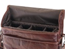 Alpenleder Kamera-Tasche Reporter Braun