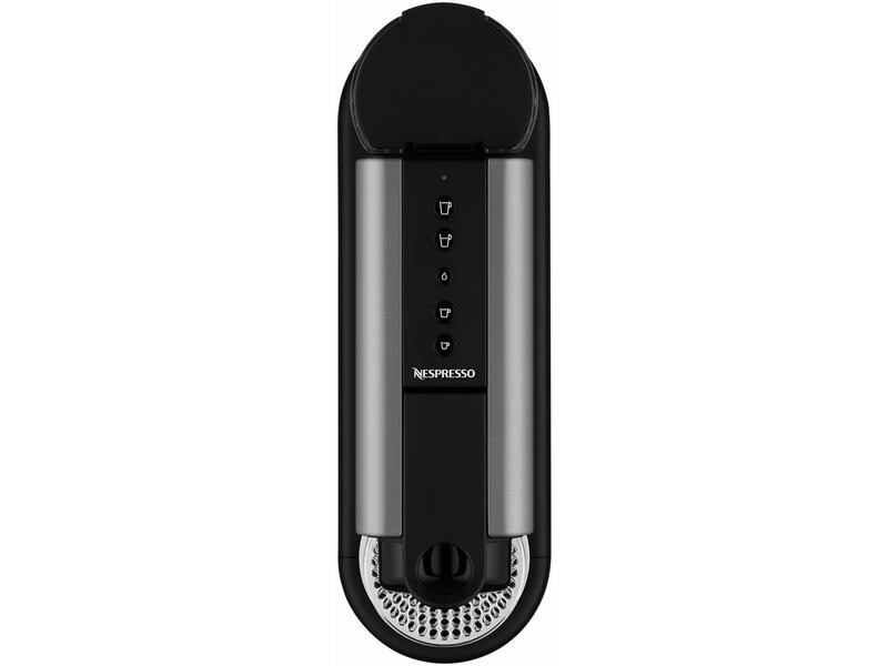 Krups Kaffeemaschine Nespresso CitiZ Platinum, Schwarz/Titanium