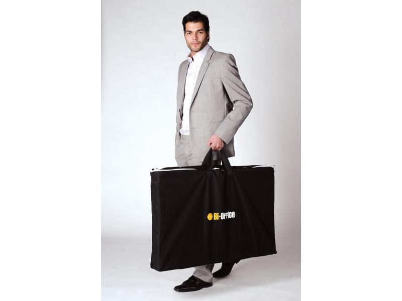 Bi-Office Moderationswand 90 cm x 60 cm, Grau
