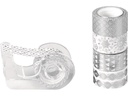 Heyda Washi Tape Weihnachten Glänzend Silber
