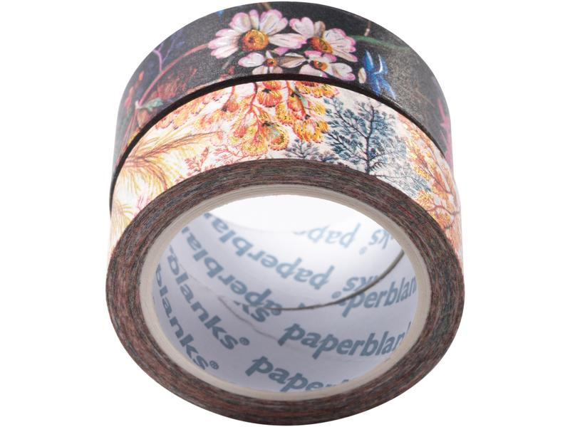 Paperblanks Deko-Klebeband 1.5 cm x 10 m, 2 Stk. Anemone/Floralia