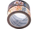 Paperblanks Deko-Klebeband 1.5 cm x 10 m, 2 Stk. Anemone/Floralia