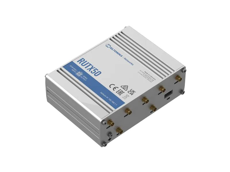 Teltonika LTE-Industrierouter RUTX50 4G, WiFi-5, 5x GE LAN