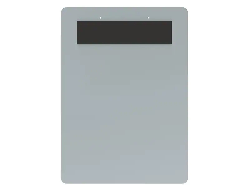 Maul Dokumentenhalter Klemmbrett mit Magnetband, Aluminium