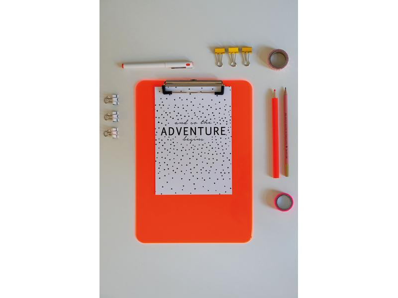 Maul Dokumentenhalter MAULneon trans Orange