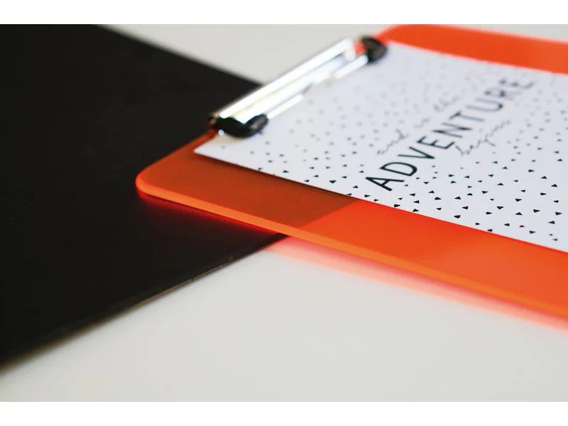 Maul Dokumentenhalter MAULneon trans Orange