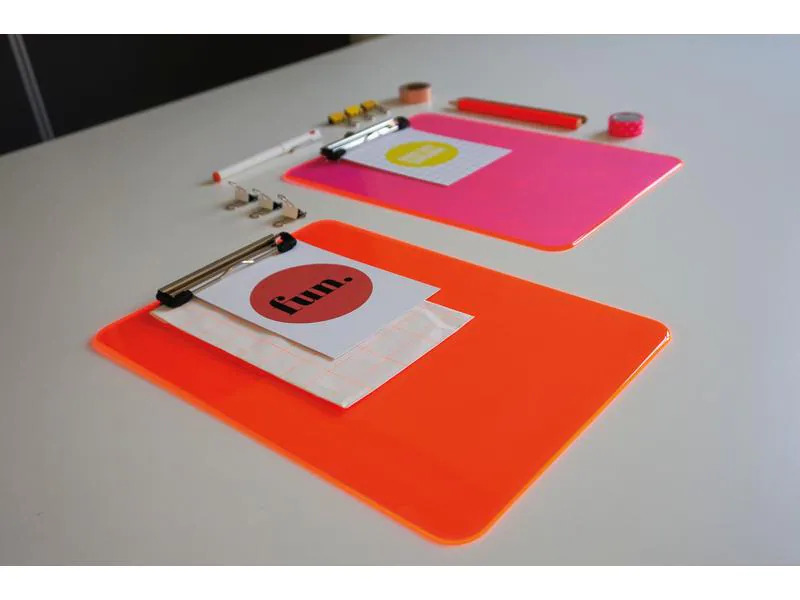 Maul Dokumentenhalter MAULneon trans Pink