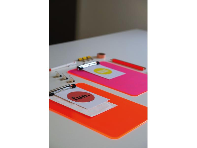 Maul Dokumentenhalter MAULneon trans Pink