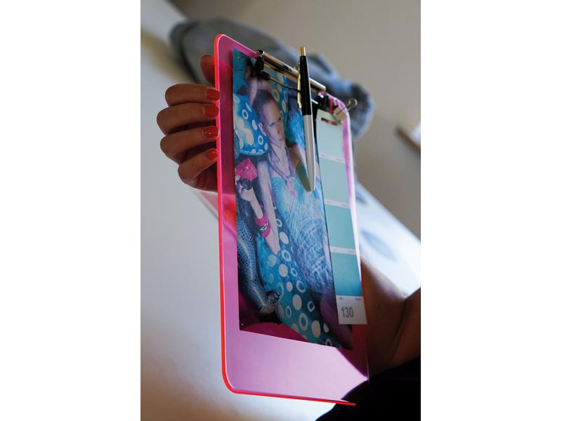 Maul Dokumentenhalter MAULneon trans Pink