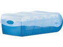 HAN Karteibox Croco A7, Blau
