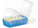 HAN Karteibox Croco A7, Blau