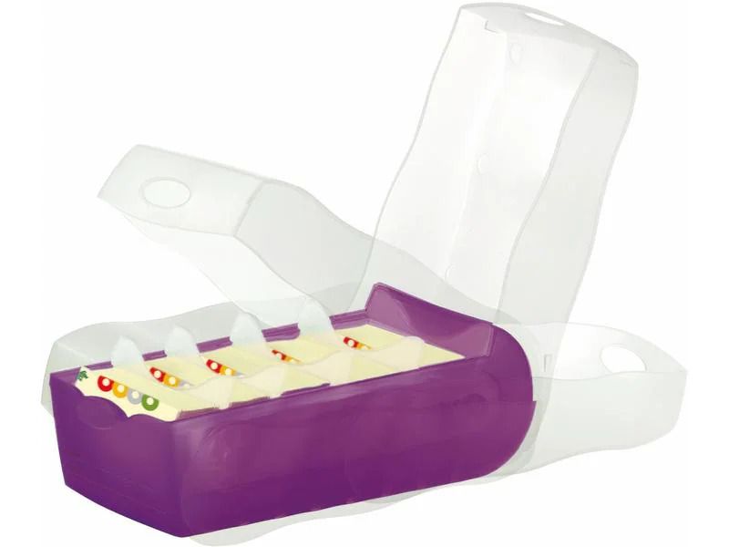 HAN Karteibox Croco A8, Violett
