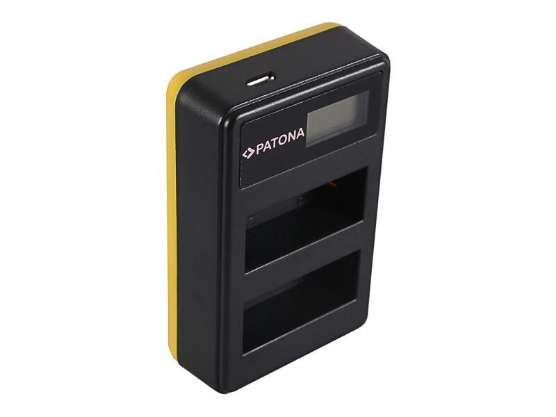 Patona Ladegerät Dual LCD USB f. Canon LP-E8