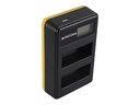 Patona Ladegerät Dual LCD USB f. Canon LP-E8