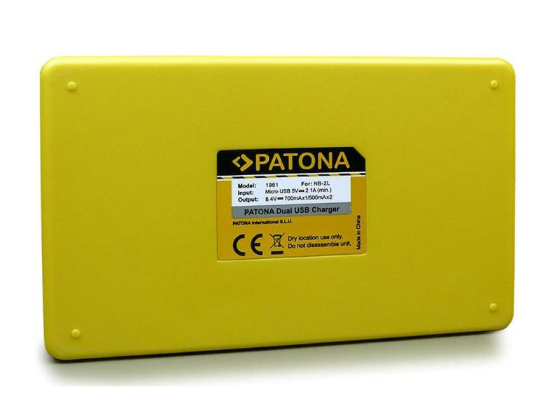 Patona Ladegerät Dual NB-2L