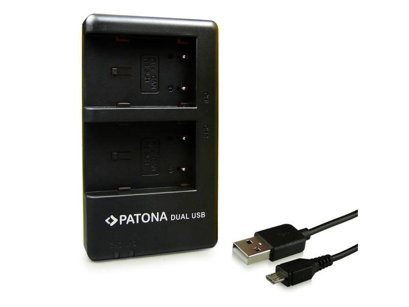 Patona Ladegerät Dual NB-2L