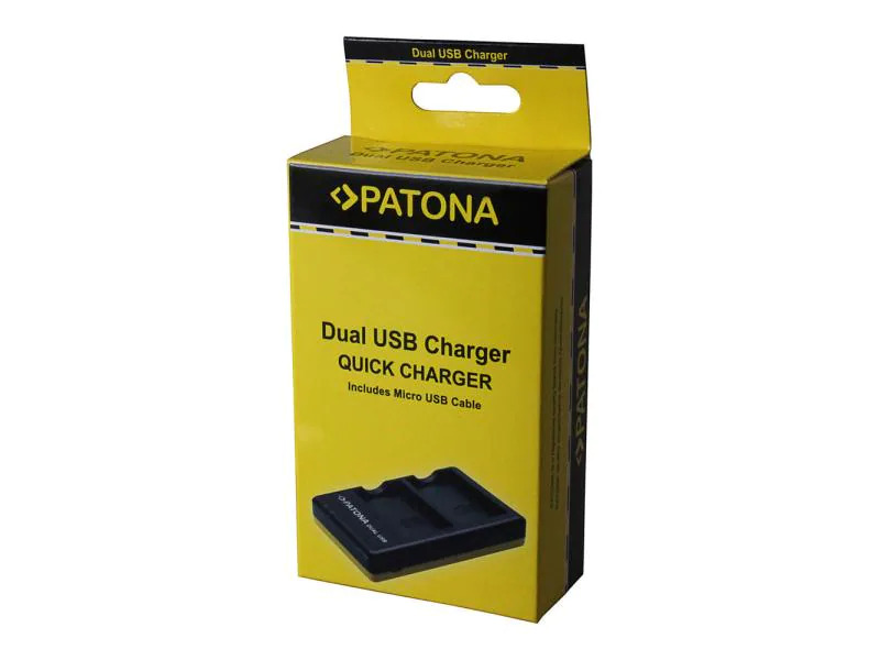 Patona Ladegerät Dual Panasonic BLF19