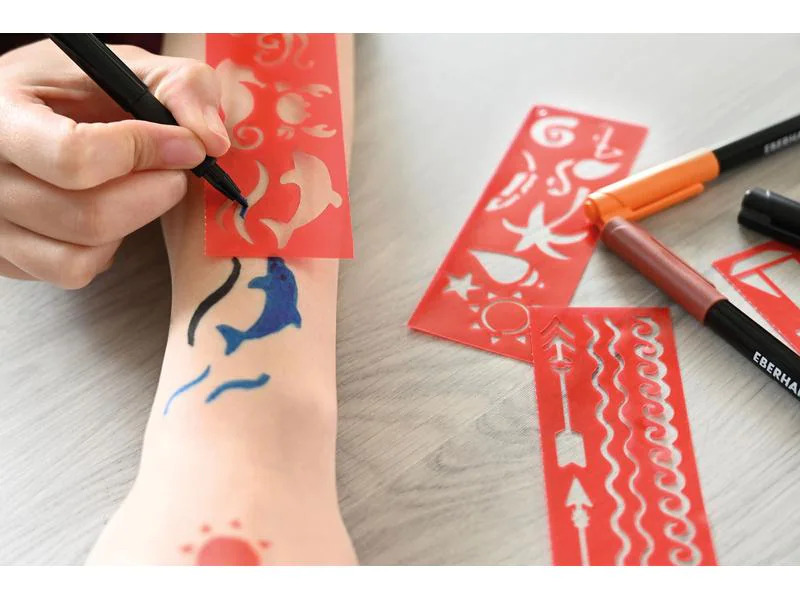 Eberhard Faber Tattoostift Set Beach, 4 Stück