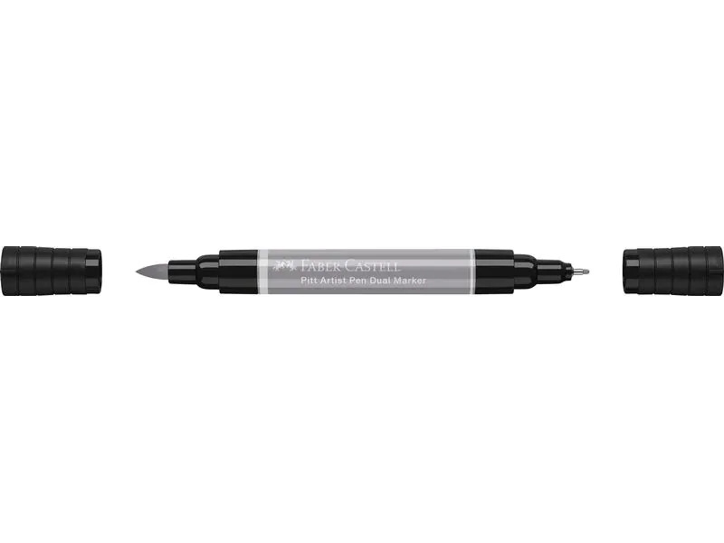 Faber-Castell Tuschestift Pitt Artist Pen Dual Grau