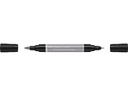 Faber-Castell Tuschestift Pitt Artist Pen Dual Grau