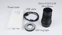 Venus Optic Adapter LED Licht für Objektiv 25mm F2.8