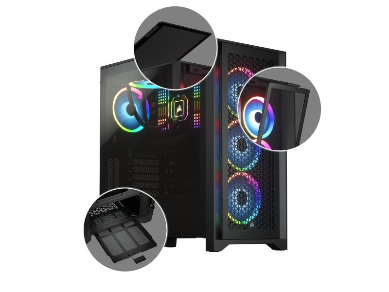 Corsair 4000D Airflow Schwarz