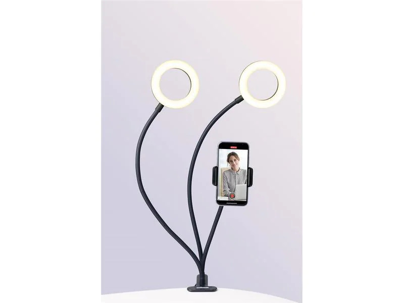 Dörr Videoleuchte 2-er Ringlicht SLR-12 Bi-Color