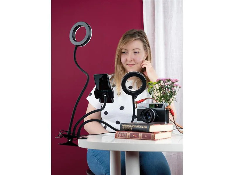 Dörr Videoleuchte 2-er Ringlicht SLR-12 Bi-Color