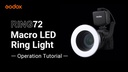 Godox Videoleuchte Macro Ringlicht inklusive Adapter