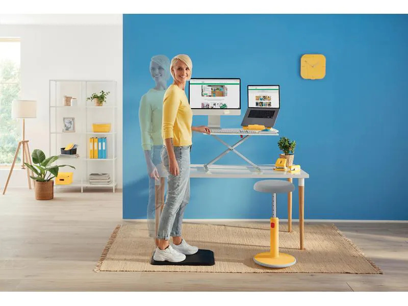Leitz Bürostuhl Aktiv Hocker Ergo Cosy  grau