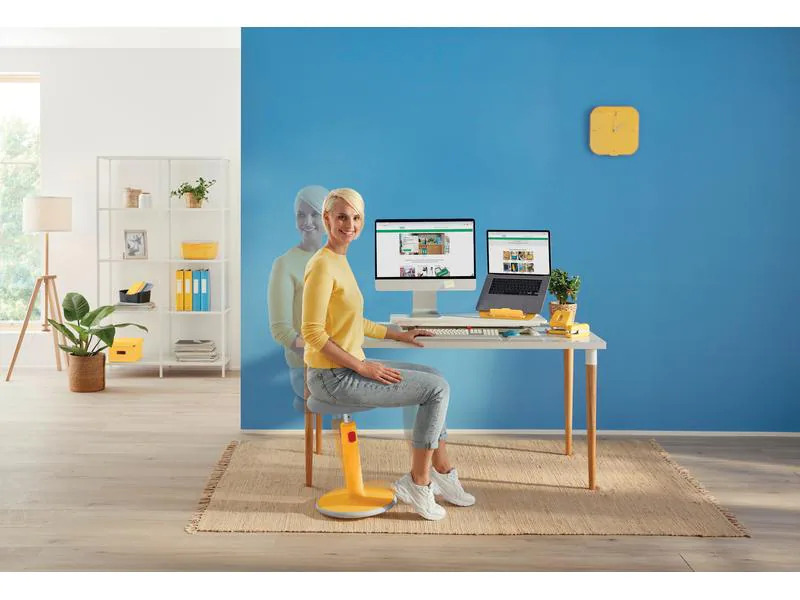 Leitz Bürostuhl Aktiv Hocker Ergo Cosy  grau