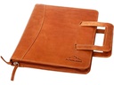 Alpenleder Dokumentenmappe Leder – cognac