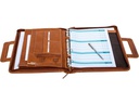Alpenleder Dokumentenmappe Leder – cognac