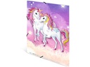 HERMA Gummibandmappe Einhorn A4, Mehrfarbig/Rosa