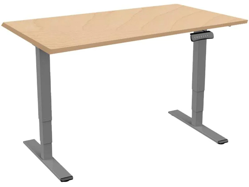Contini Steh- &amp; Sitzgestell ET225E 1.6 x 0.8 m, Dunkelgrau/Ahorn